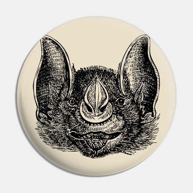 Vintage Vampire Bat Pin by AmineDesigns