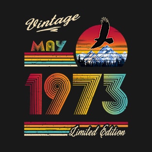 May 1973 Birthday T-Shirt