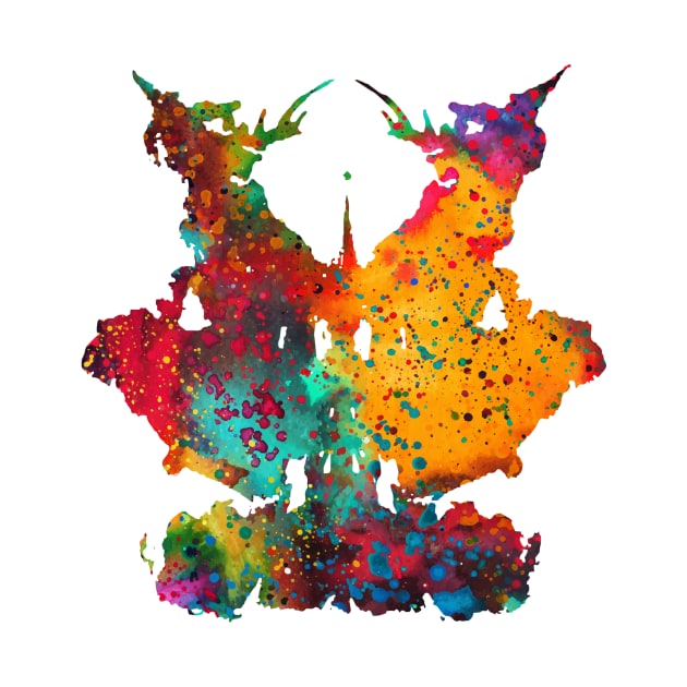 Rorschach inkblot test by erzebeth