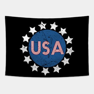 usa betsy ross flag 13 stars Tapestry