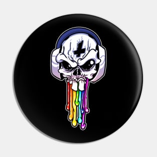 Rainbow Puke Pin