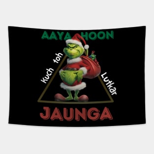 Aaya Hoon Kuch toh lutkar jaunga l Bollywood Dialogue l Andaz Apna Apna l Desi l Grinch Tapestry