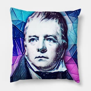 Walter Scott Snowy Portrait | Walter Scott Artwork 5 Pillow