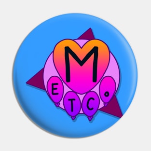 Mumble Etc. Logo (Geometric) Pin