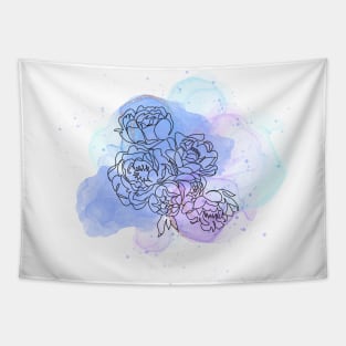 Aesthetic flower Tapestry