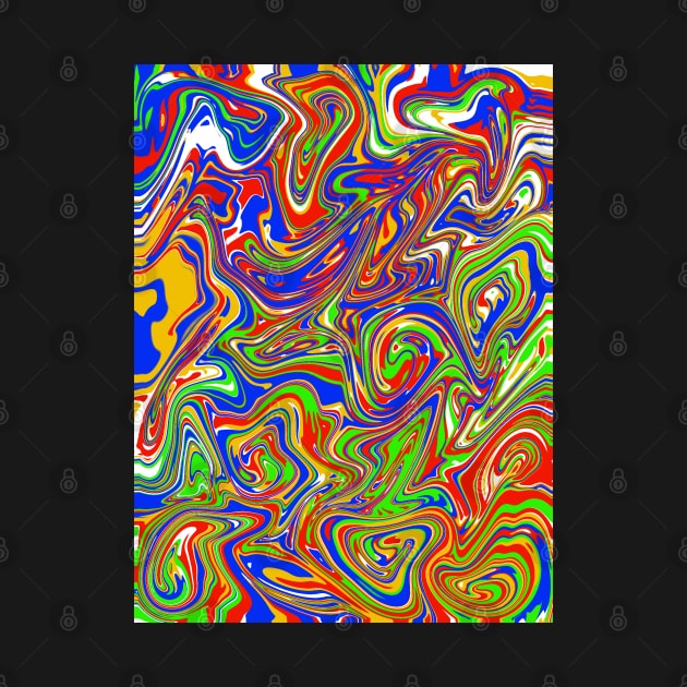 Abstract Marbled & Swirled Colors by JaqiW