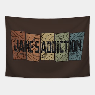 Jane's Addiction - Retro Pattern Tapestry