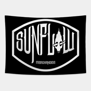 0001 SUNFLOW MERCH LETTERING Tapestry