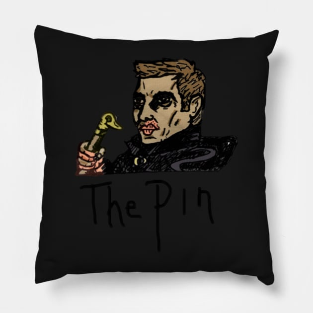 THE PIN Pillow by MattisMatt83