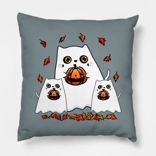 Purrfect Pumpkins Pillow