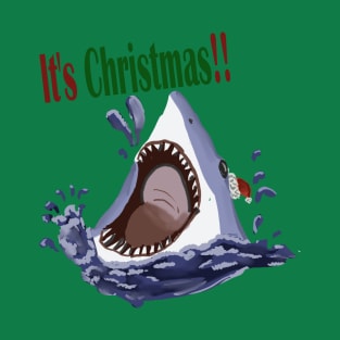 Christmas Shark T-Shirt