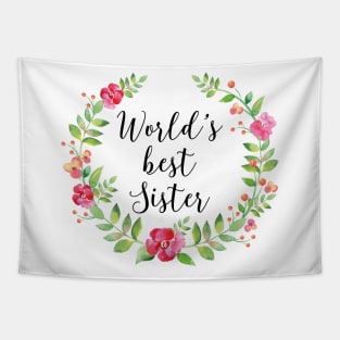 World's Best Sister Tapestry