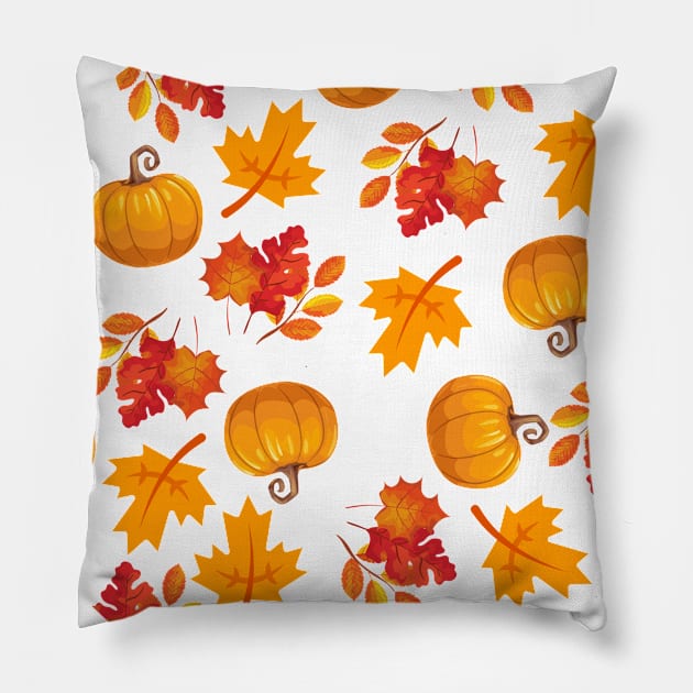 Hello autumn - fall autumn - Goodbye summer Pillow by OrionBlue