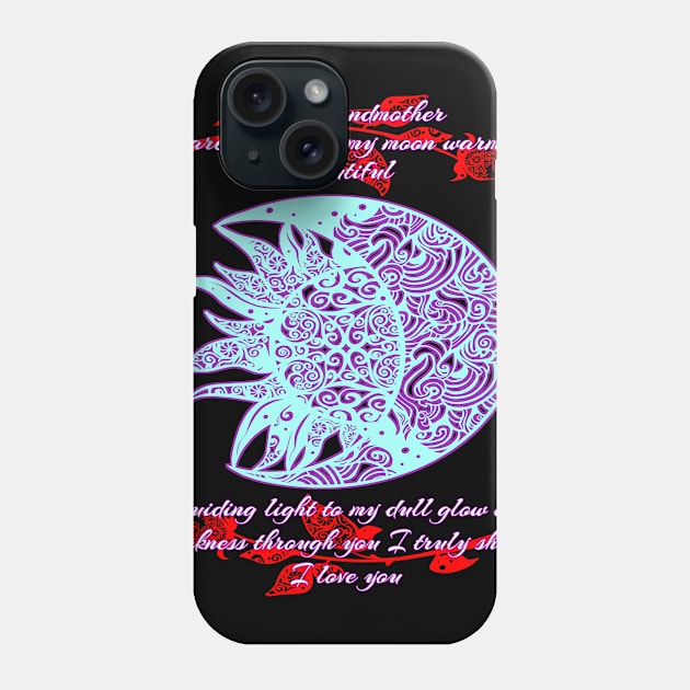 Grandmother I love you Phone Case by goondickdesign