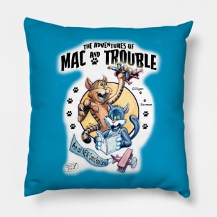Mac and Trouble Pillow