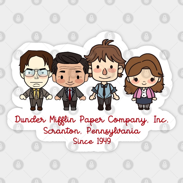 Dunder Mifflin Paper Co - The Office - Sticker