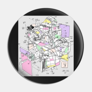 Cuboid (Dada Science) Pin