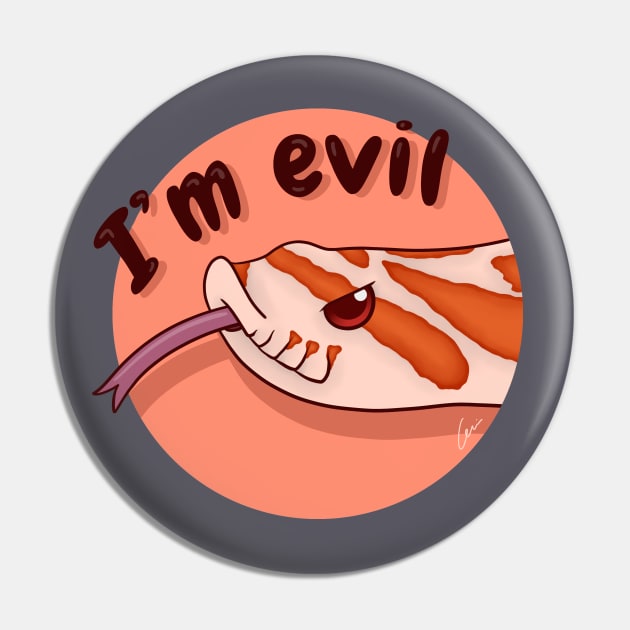 Red Western Hognose Snake, "I'm evil" Pin by anacecilia