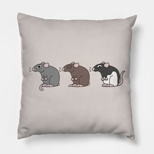 pet rats Pillow