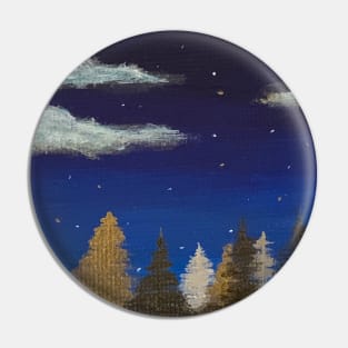 Night sky Pin