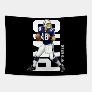 Peyton Manning Action Tapestry