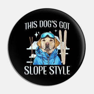 This Dog's Got Slope Style Pin