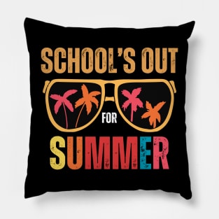 School's Out For Summer Pillow