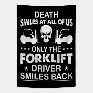 Funny Forklift Operator Saying Warehouse Tapestry