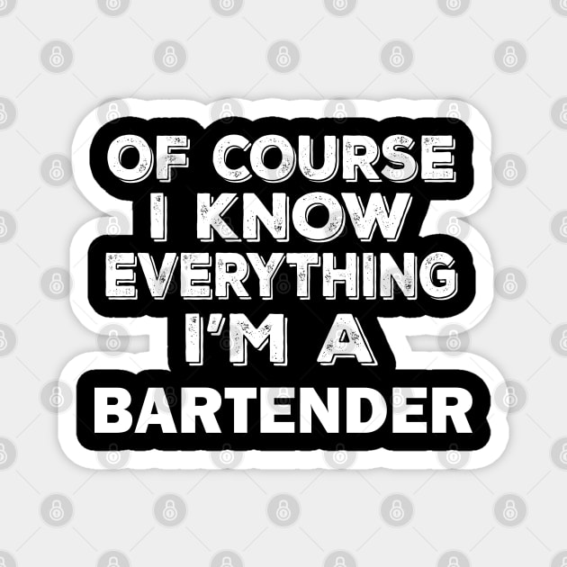 BARTENDER Magnet by AMOS_STUDIO