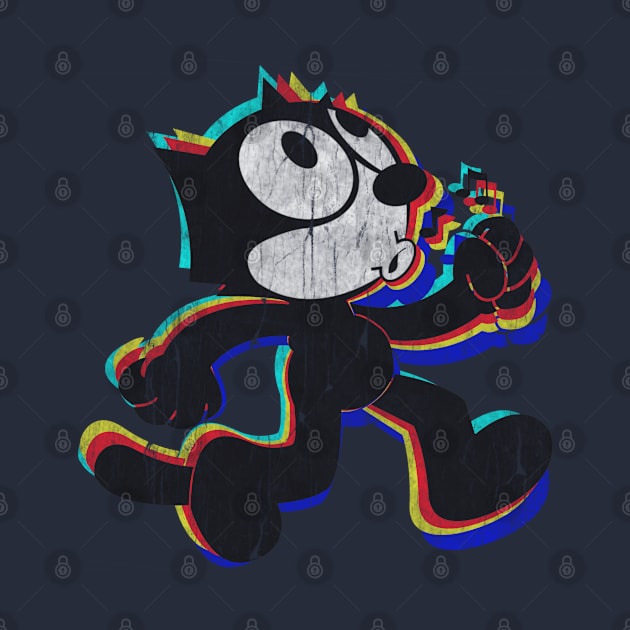 Felix The Cat Vintage by Unfluid