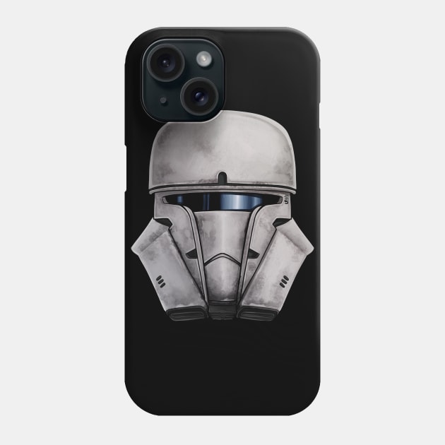 Tank Trooper - White Phone Case by Gloomlight
