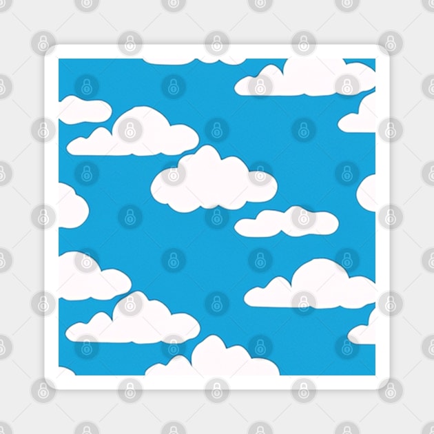 Spring Clouds (MD23KD006) Magnet by Maikell Designs