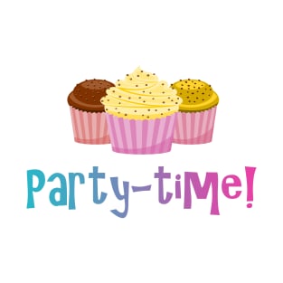 Party Time Cupcakes T-Shirt