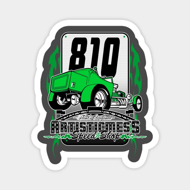 Speed Shop Design Magnet by Artisticmess