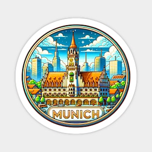 Munich Germany Beer Hall Souvenir Gift Magnet