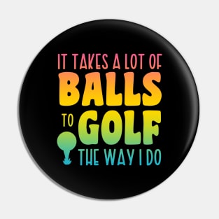 Golfing Pin