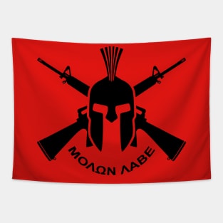 Mod.21 Molon Labe Greek Spartan Tapestry