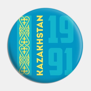 Independence Year of Kazakhstan Pin