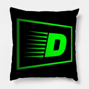 Letter D Letter Art Pillow