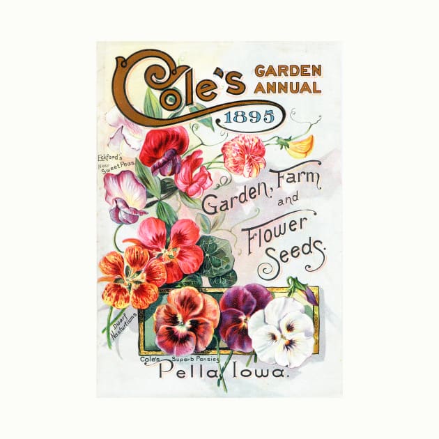 Cole's Annual Garden Catalogue, 1895 by WAITE-SMITH VINTAGE ART