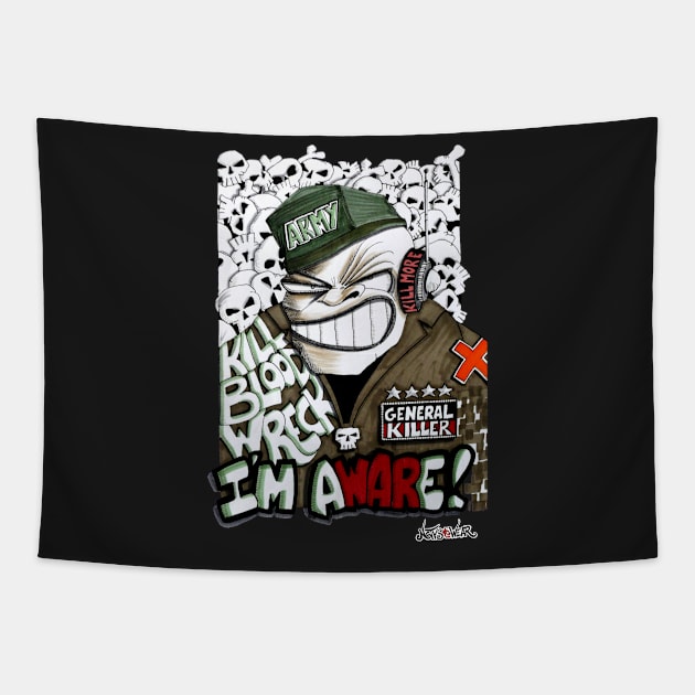 General 'Killer' Tapestry by Notas