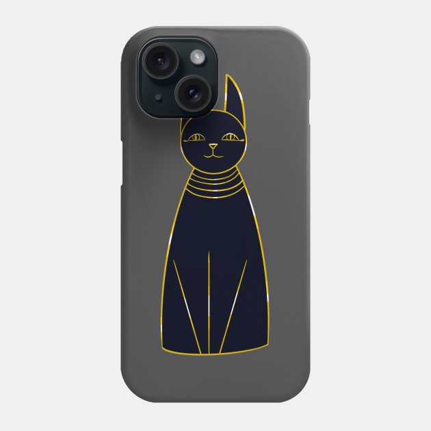 Bastet Egyptian Cat Goddess Phone Case by Dresden’s Shoppe 