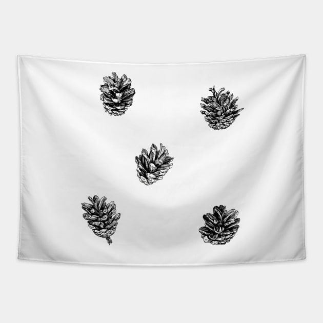 Pine cone Tapestry by ghjura