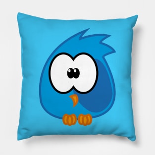Blue birdie Pillow