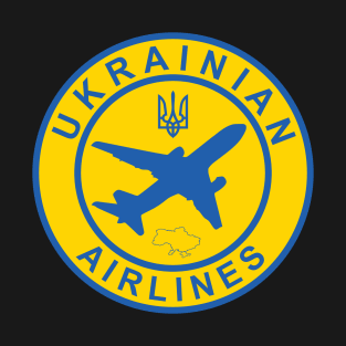 Ukraine Air Lines Ukrainian Airlines / Aviation T-Shirt