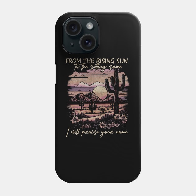 Vintage From The Rising Sun Funny Gift Phone Case by DesignDRart