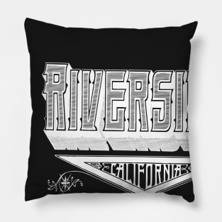 Vintage Riverside, CA Pillow