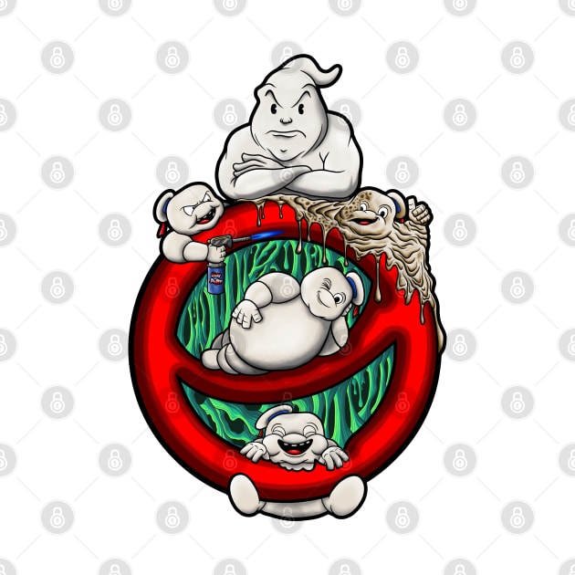 Ghostbusters Stay-Puft  Logo by DrawMoore