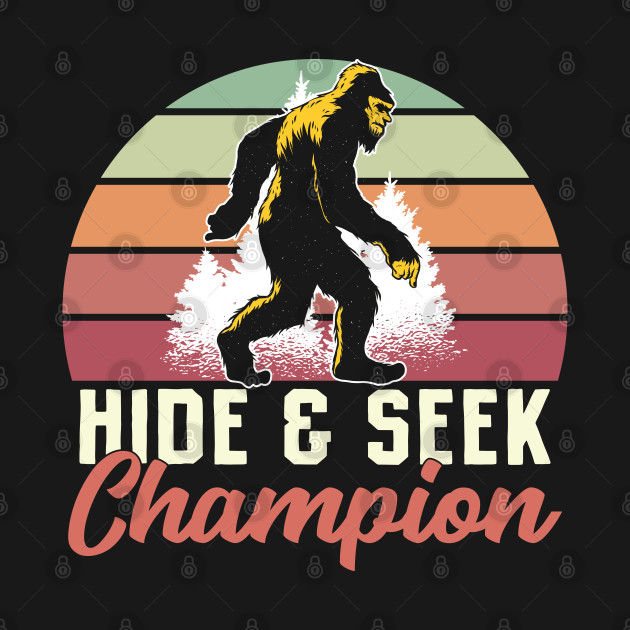 Disover Hide and Seek Champion Big Foot retro - Big Foot - T-Shirt