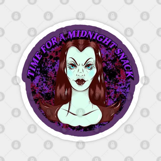 Time For A Midnight Snack Graphic Magnet by CTJFDesigns